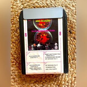 Vintage Iron Butterfly In-A-Godda-Davida 8-Track Tape❤️🎶